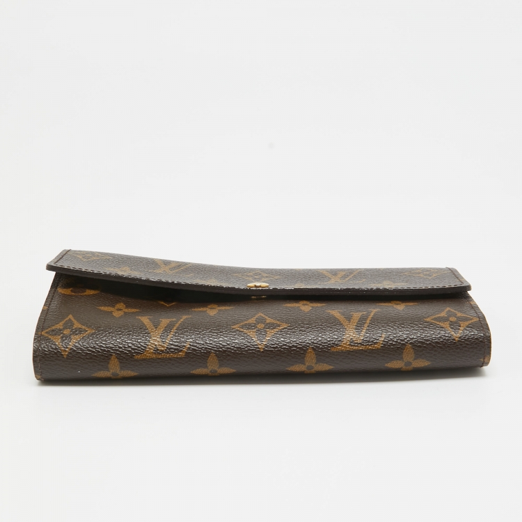 Pre Owned Louis Vuitton Monogram Canvas Sarah Wallet
