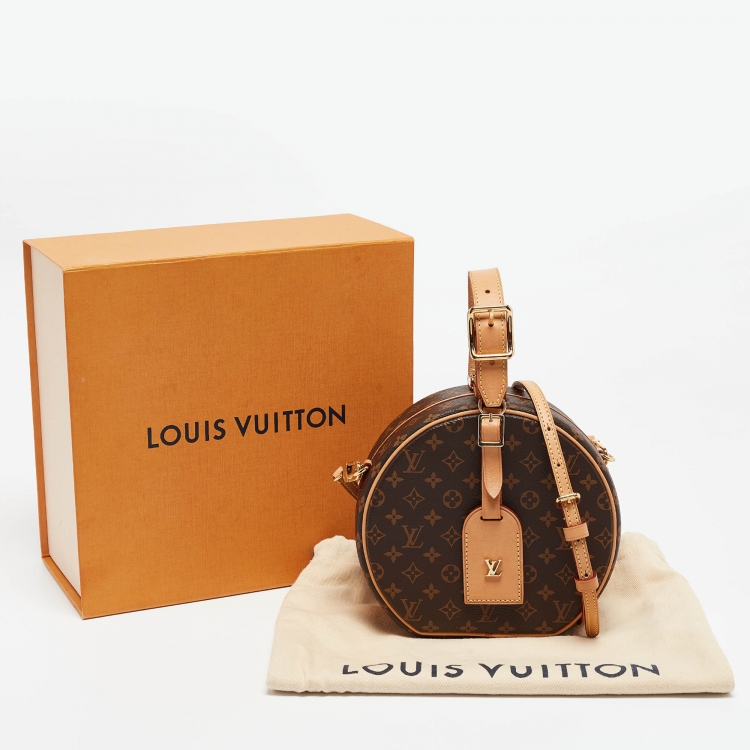 Pre Owned Louis Vuitton Monogram Canvas Petite Boite Chapeau Bag