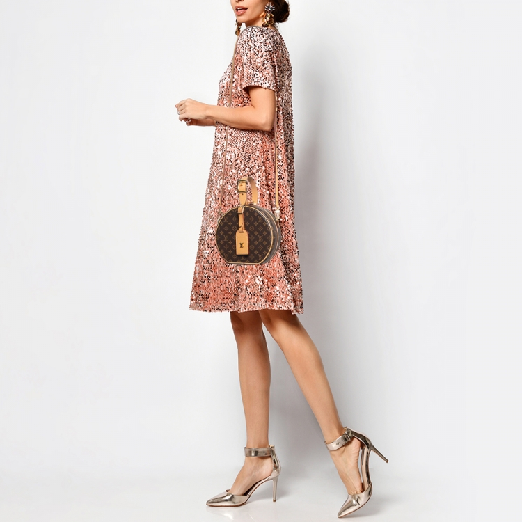 Pre Owned Louis Vuitton Monogram Canvas Petite Boite Chapeau Bag