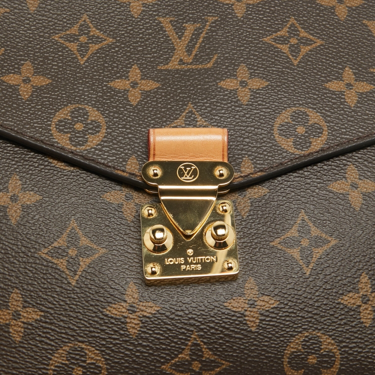 Pre Owned Louis Vuitton Monogram Canvas Pochette Metis Bag