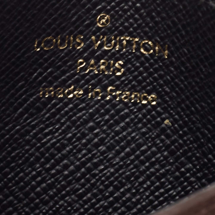 Pre Owned Louis Vuitton Monogram Reverse Canvas Card Holder