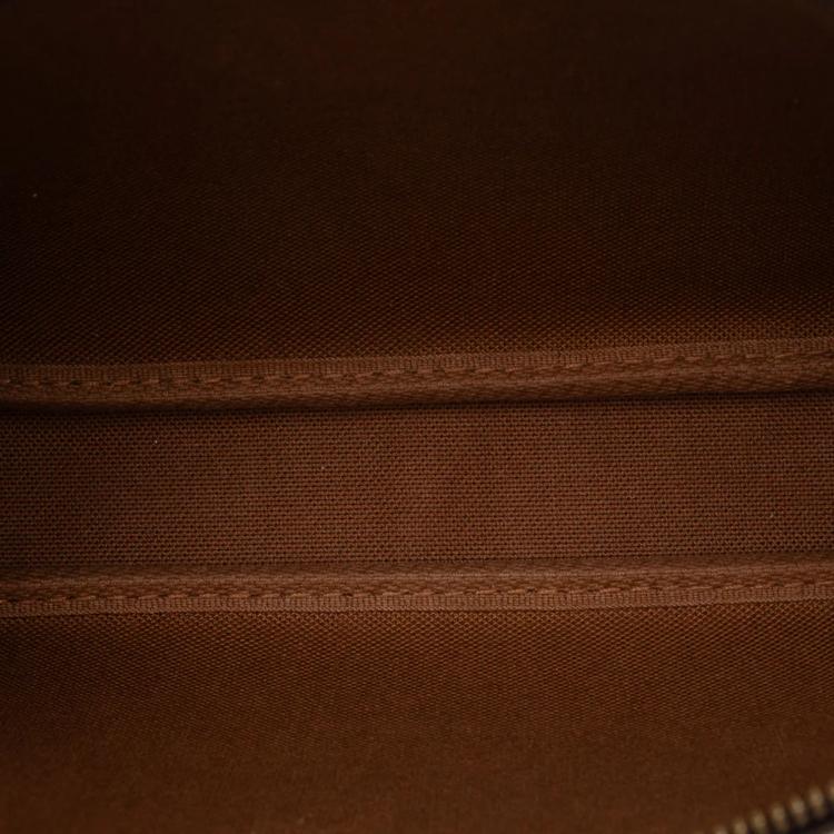 Pre Owned Louis Vuitton Brown Monogram Pochette Accessoires Handbag