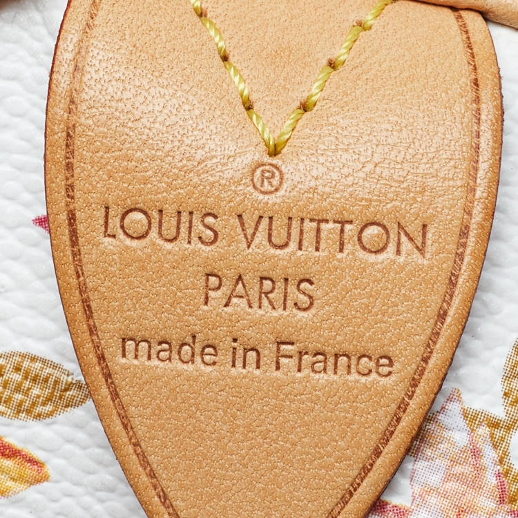 Pre Owned Louis Vuitton Monogram Canvas Watercolor Aquarelle Richard Prince Speedy 35 Bag