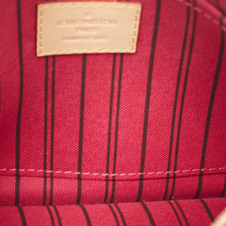 Pre Owned Louis Vuitton Monogram Canvas Zip Pouch