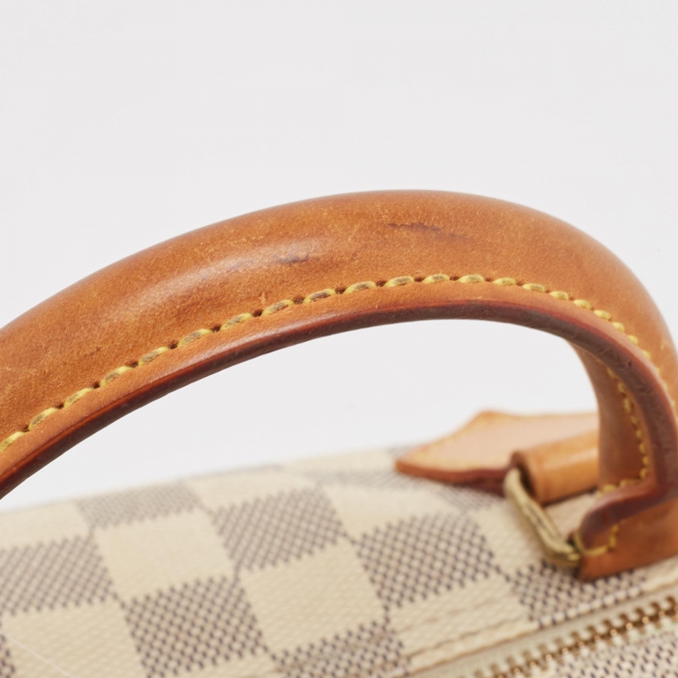 Pre Owned Louis Vuitton Damier Azur Canvas Speedy 35 Bag