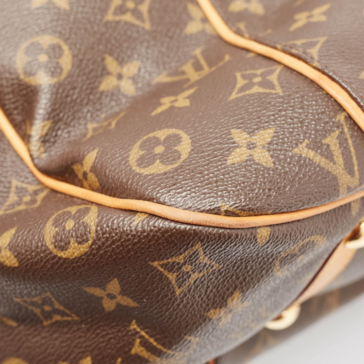 Pre Owned Louis Vuitton Monogram Canvas and Leather Galliera PM Bag
