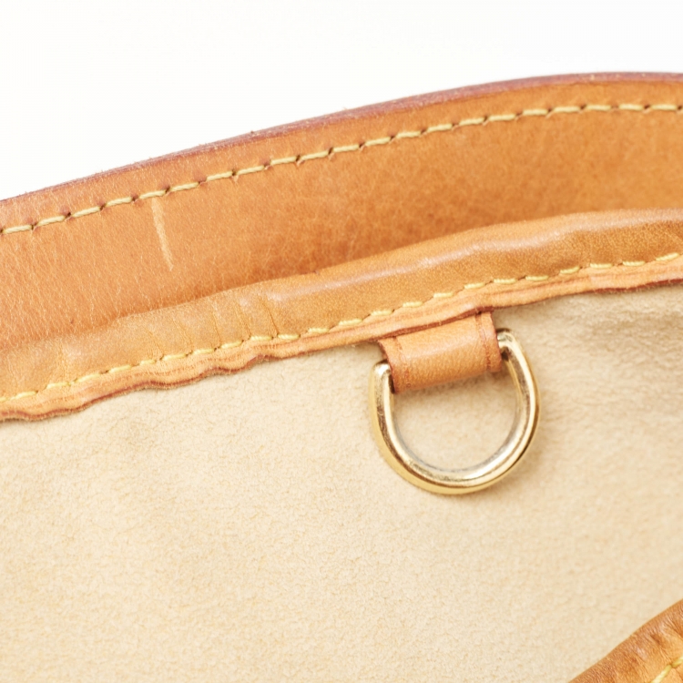 Pre Owned Louis Vuitton Monogram Canvas and Leather Galliera PM Bag