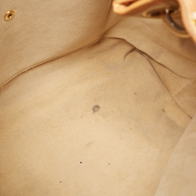 Pre Owned Louis Vuitton Monogram Canvas and Leather Galliera PM Bag