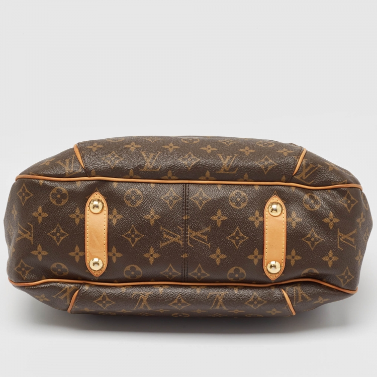 Pre Owned Louis Vuitton Monogram Canvas and Leather Galliera PM Bag