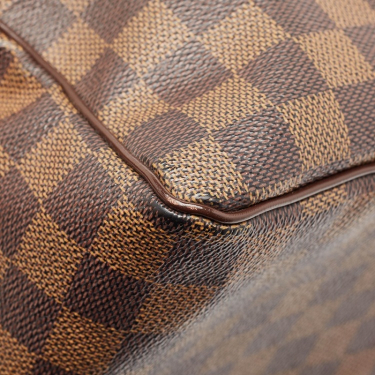 Pre Owned Louis Vuitton Damier Ebene Canvas Speedy 25 Bag