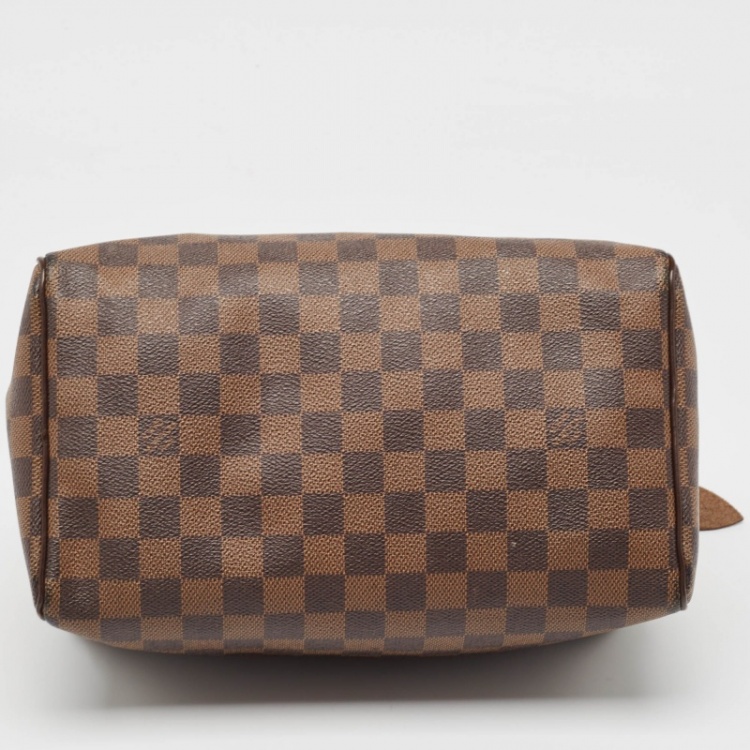 Pre Owned Louis Vuitton Damier Ebene Canvas Speedy 25 Bag