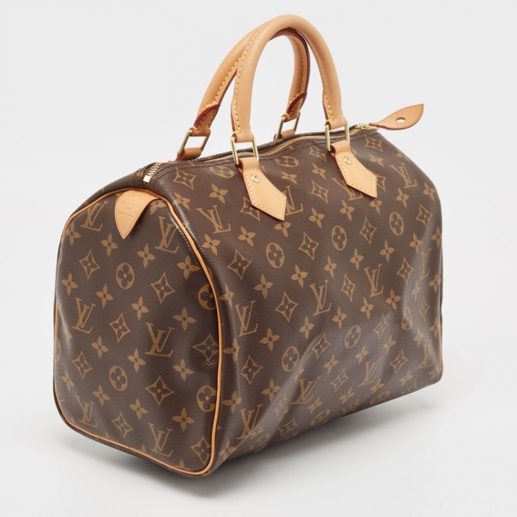 Pre Owned Louis Vuitton Monogram Canvas Speedy 30 Bag