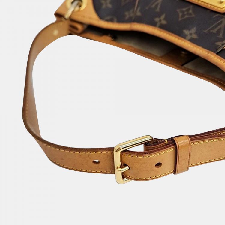 Pre Owned Louis Vuitton Brown Monogram Canvas Galliera PM Shoulder Bag