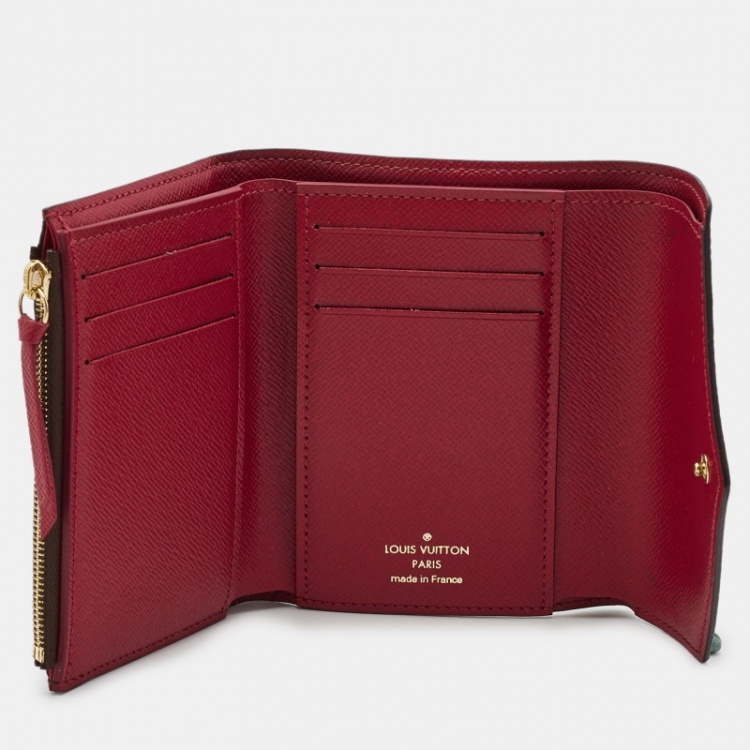 Pre Owned Louis Vuitton Aurore Monogram Canvas Victorine Compact Wallet