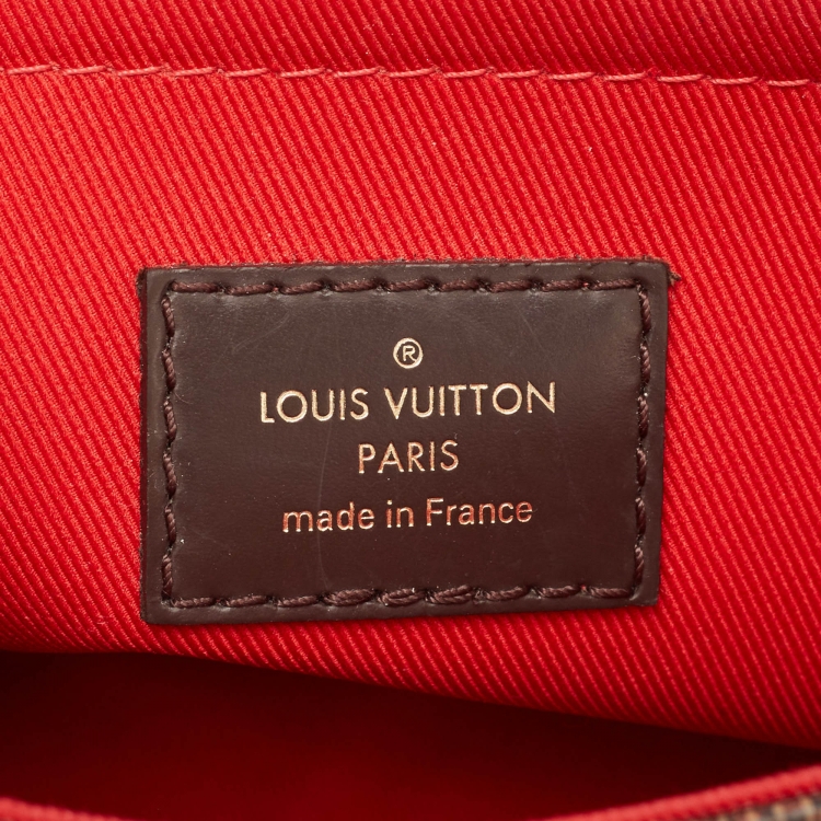 Pre Owned Louis Vuitton Damier Ebene Canvas Croisette Bag