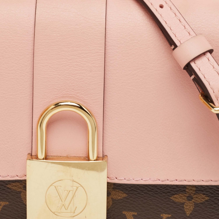 Pre Owned Louis Vuitton Rose Poudre Monogram Canvas Locky BB Bag