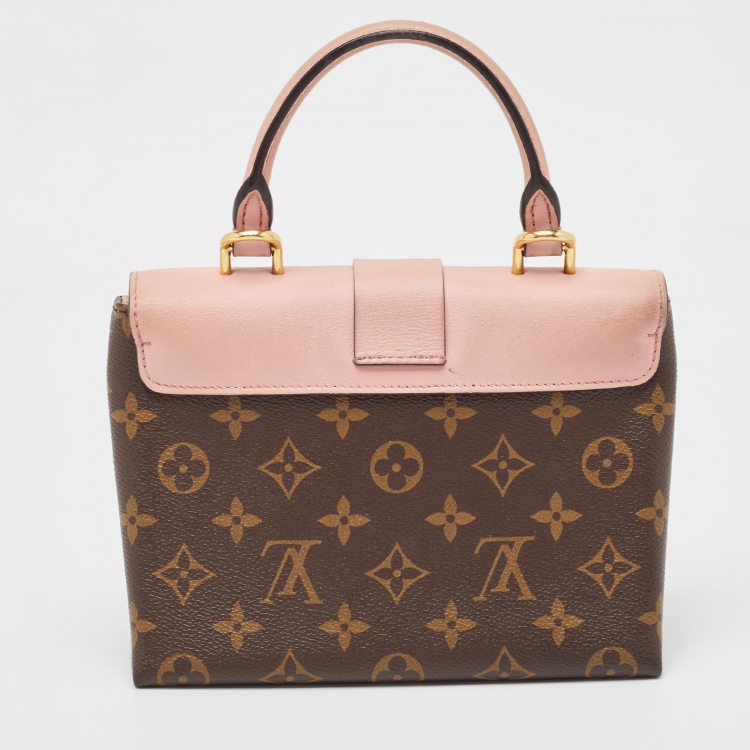 Pre Owned Louis Vuitton Rose Poudre Monogram Canvas Locky BB Bag