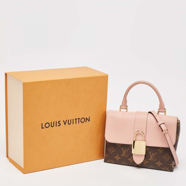 Pre Owned Louis Vuitton Rose Poudre Monogram Canvas Locky BB Bag