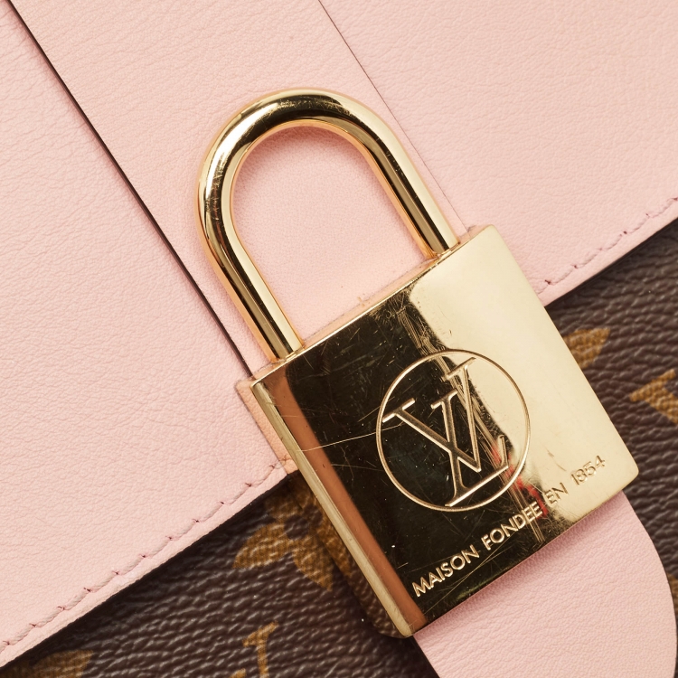 Pre Owned Louis Vuitton Rose Poudre Monogram Canvas Locky BB Bag