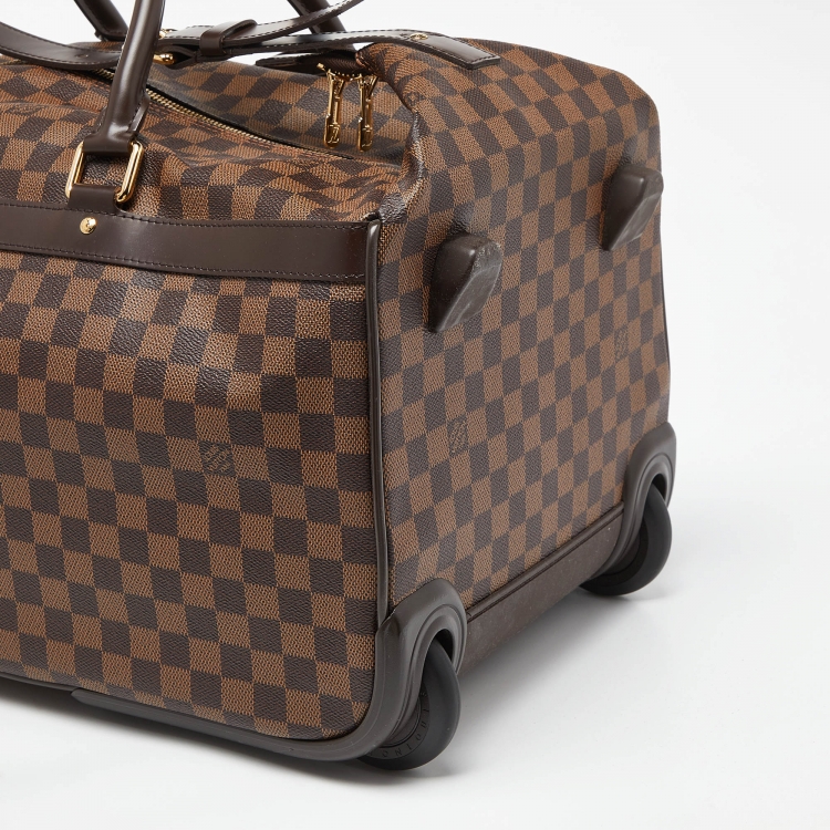 Pre Owned Louis Vuitton Damier Ebene Canvas Eole 50 Rolling Luggage