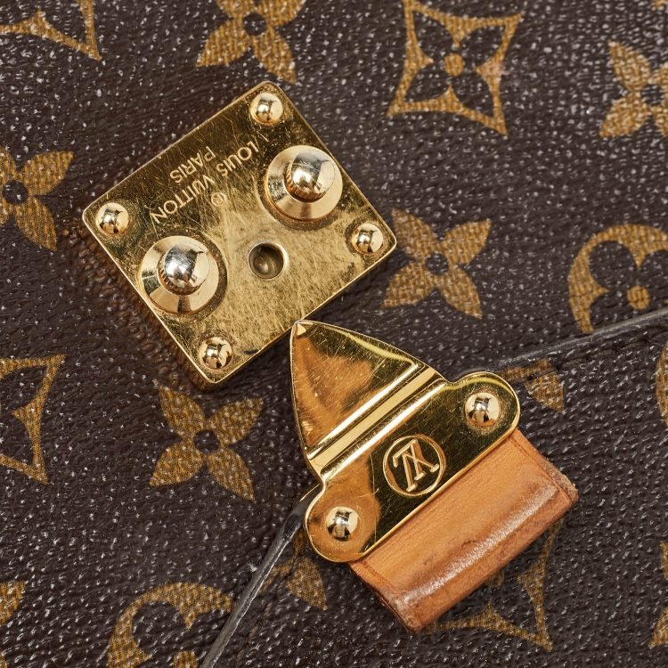 Pre Owned Louis Vuitton Monogram Canvas Pochette Metis Bag