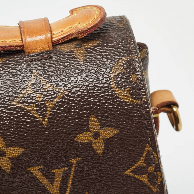 Pre Owned Louis Vuitton Monogram Canvas Pochette Metis Bag