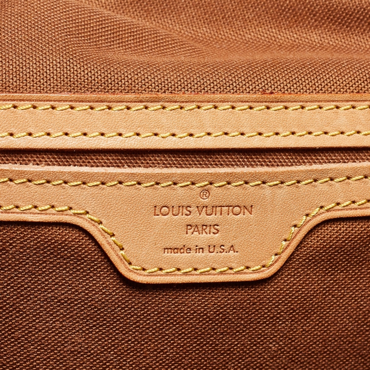 Pre Owned Louis Vuitton Monogram Canvas Montsouris GM Bag