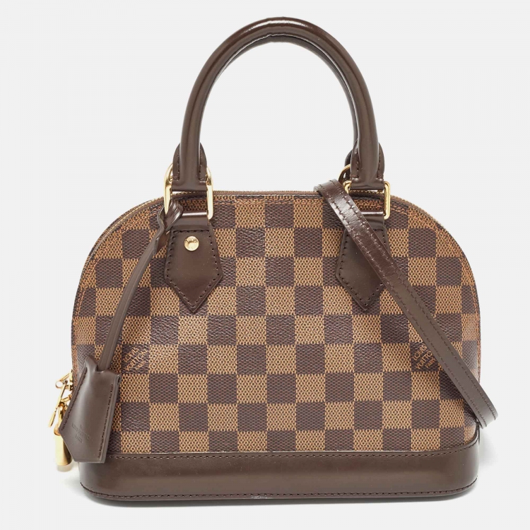 Louis Vuitton Damier Ebene Canvas Alma BB Bag Louis Vuitton TLC