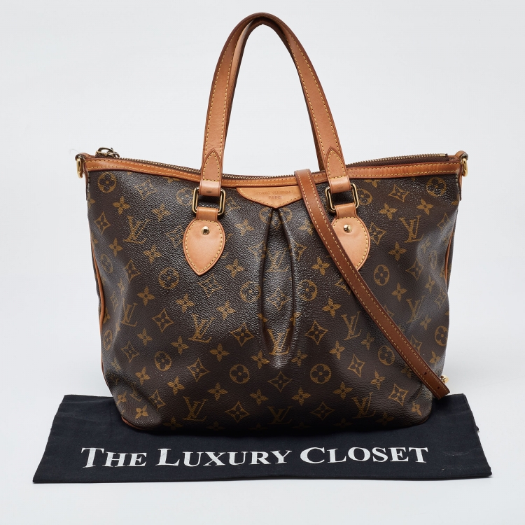 Pre Owned Louis Vuitton Monogram Canvas Palermo PM Bag