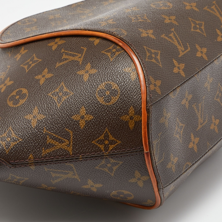 Pre Owned Louis Vuitton Brown Canvas Monogram Ellipse MM Bag