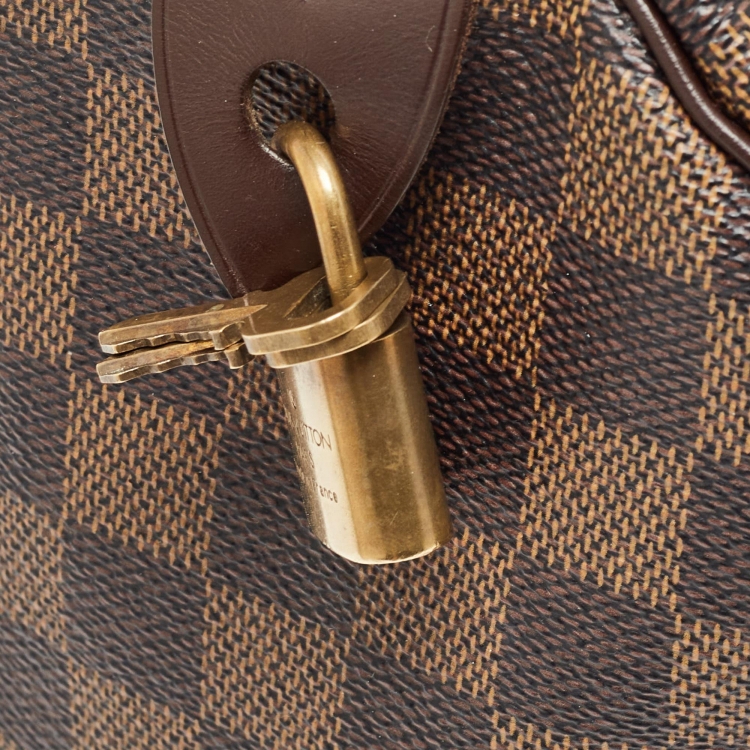 Pre Owned Louis Vuitton Damier Ebene Canvas Speedy 30 Bag