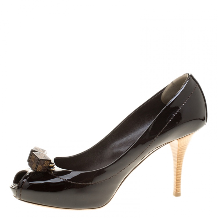 Viv' In The City Pumps in Patent Leather Burgundy Woman