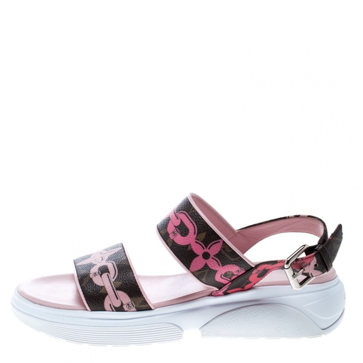 Louis Vuitton's Archlight Sandal White and Pink