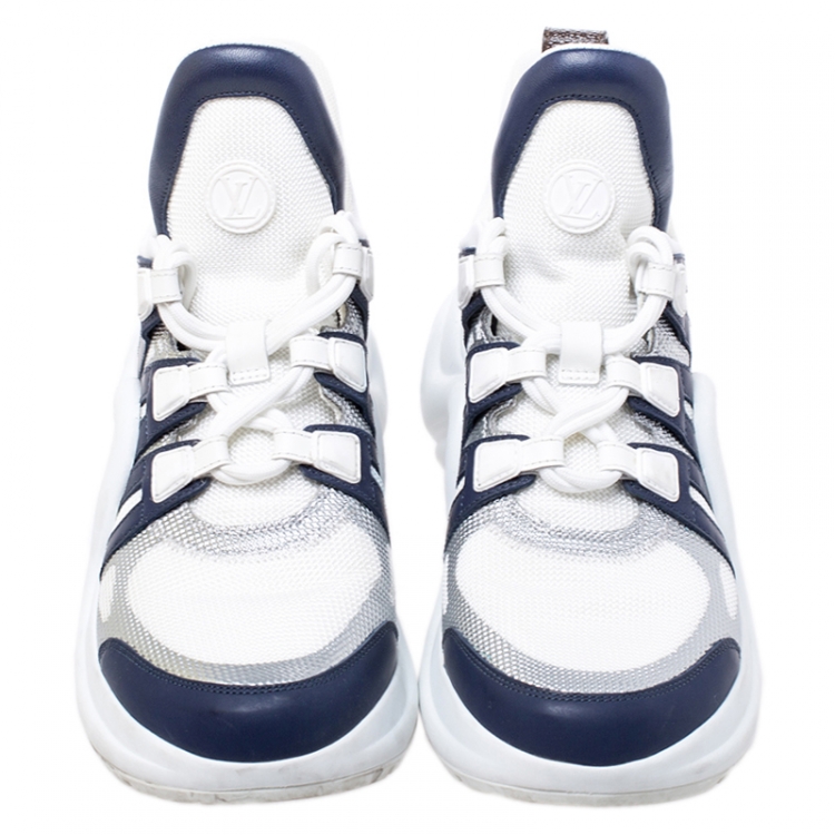 مملوكة مسبقًا Louis Vuitton Multicolor Leather and Mesh Archlight Low Top Sneakers Size 39