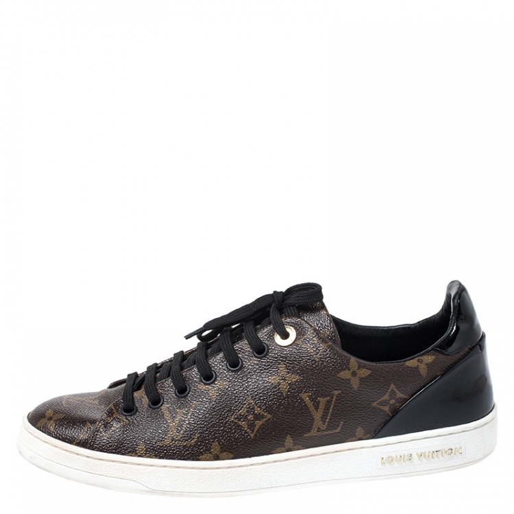 Louise Vuitton Brown Monogram Canvas Low Top Sneakers Size 40 Louis Vuitton