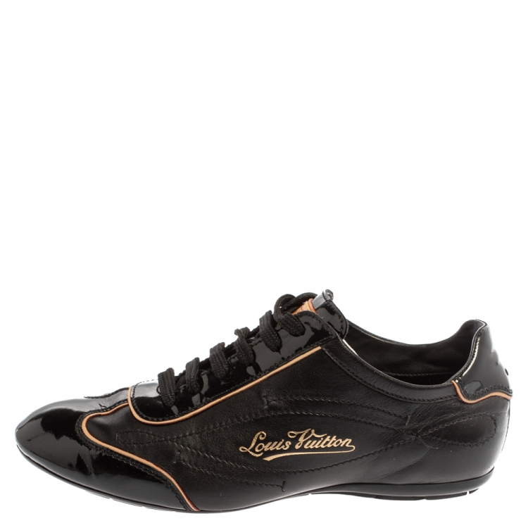 Louis Vuitton Black/Gold Nylon And Leather Low Top Sneakers Size 36.5 Louis  Vuitton | The Luxury Closet
