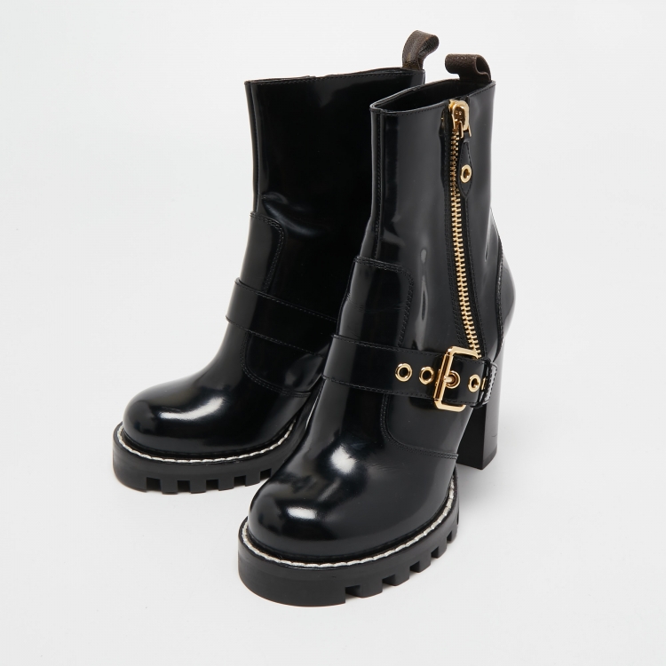 Louis Vuitton Buckle Boots