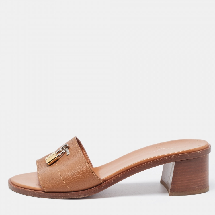 Louis Vuitton Brown Sandals for Women for sale