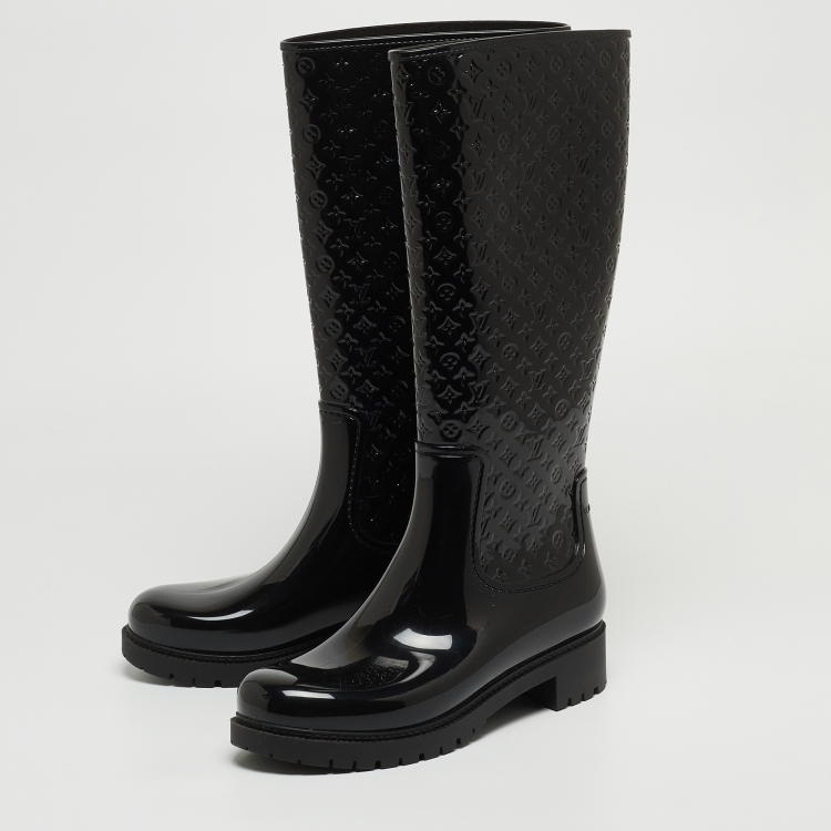 Louis Vuitton, Shoes, Louis Vuitton Patent Leather Rain Boots