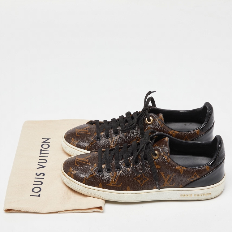 Pre Owned Louis Vuitton Monogram Canvas Frontrow Sneakers Size 37