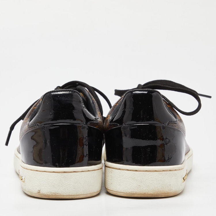 Pre Owned Louis Vuitton Monogram Canvas Frontrow Sneakers Size 37