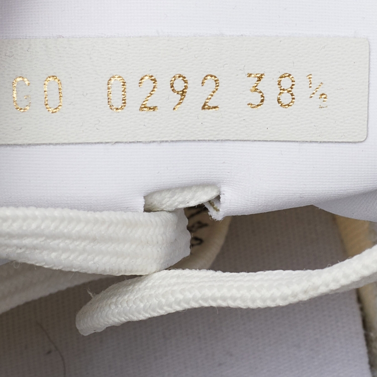 Pre Owned Louis Vuitton Tricolor Mesh and Monogram Canvas Low Top Sneakers Size 38.5