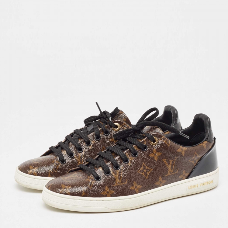 Pre Owned Louis Vuitton Monogram Canvas Frontrow Sneakers Size 40
