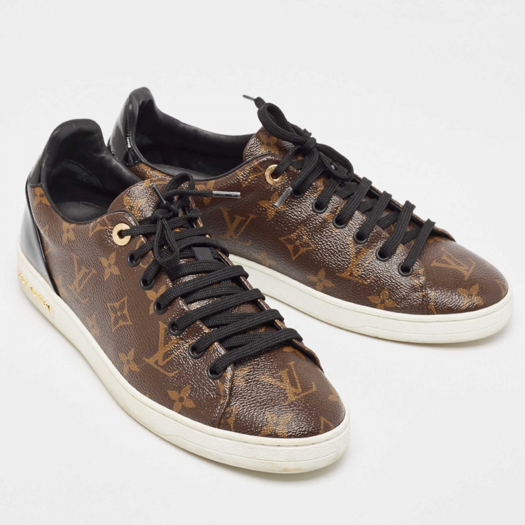 Pre Owned Louis Vuitton Monogram Canvas Frontrow Sneakers Size 40