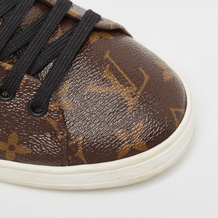 Pre Owned Louis Vuitton Monogram Canvas Frontrow Sneakers Size 40