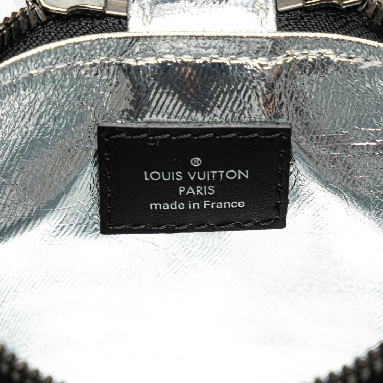 Pre Owned Louis Vuitton Black Monogram Eclipse Bottle Holder