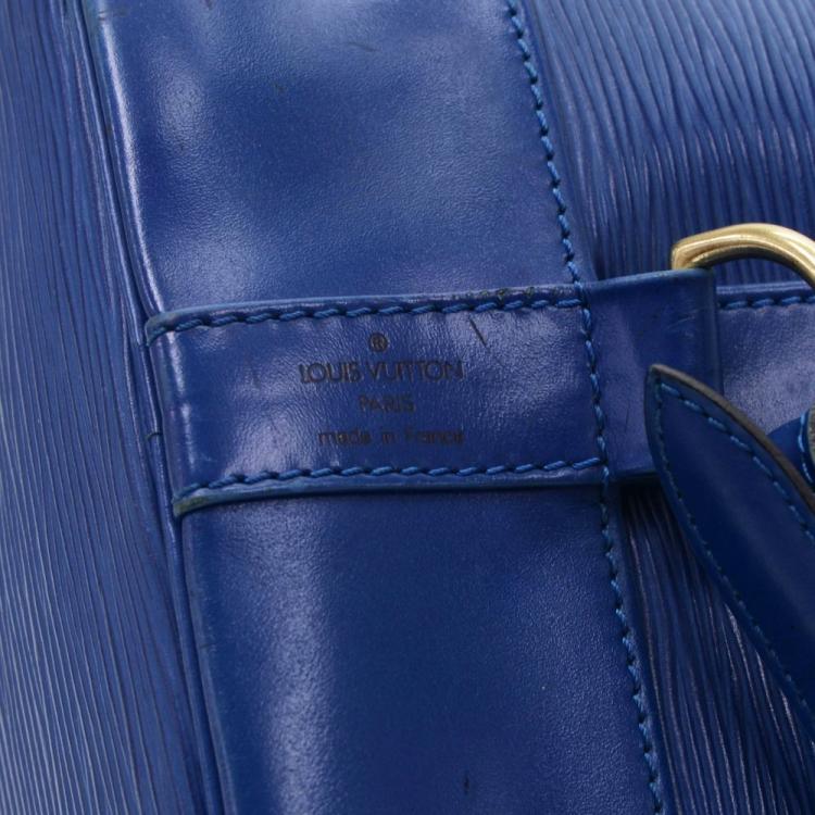 Pre Owned Louis Vuitton Blue Epi Leather Randonnee Backpack