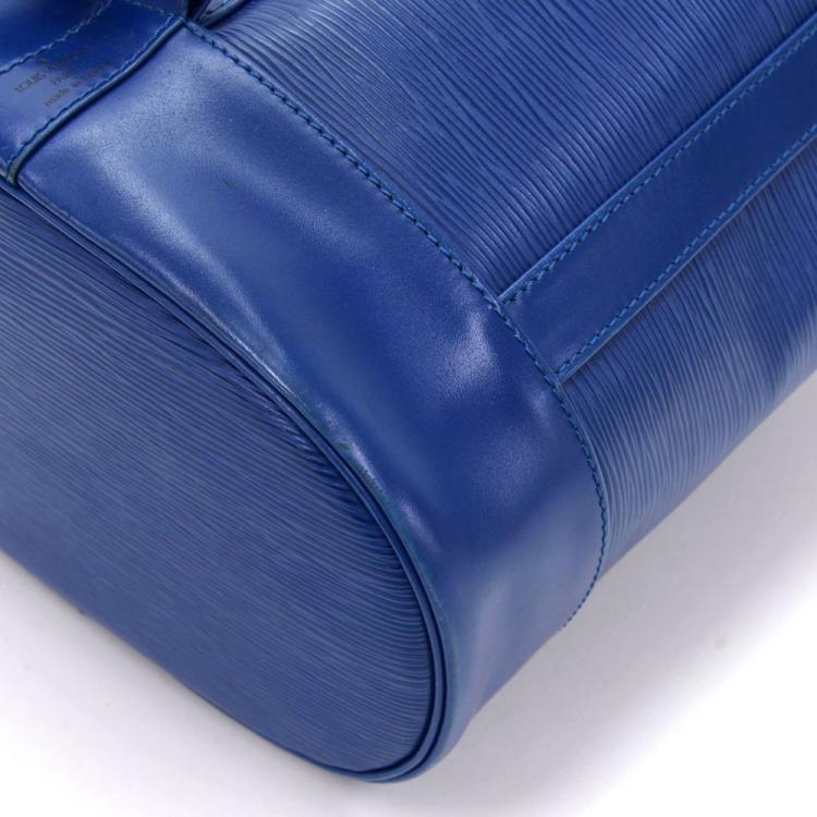 Pre Owned Louis Vuitton Blue Epi Leather Randonnee Backpack