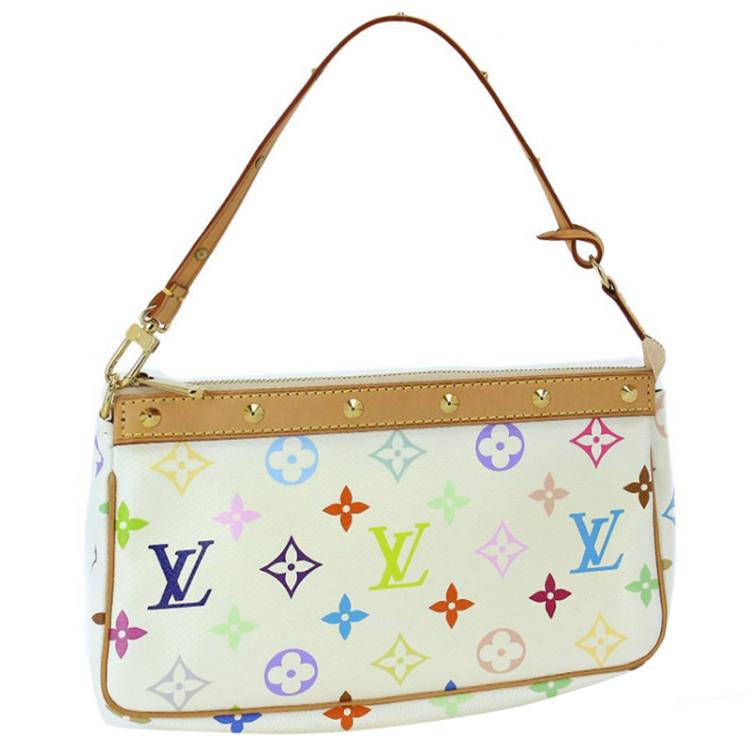 Louis Vuitton Monogram Multicolore Pochette Accessoires - White Mini Bags,  Handbags - LOU101741