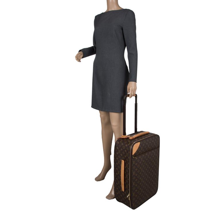 Louis Vuitton Pegase 50 Monogram Canvas Rolling Suitcase Travel Bag -  Consigned Designs